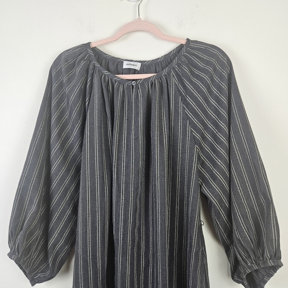 Reifhaus Striped Midi Dress Size Small Lagenlook Made in USA - Picture 3 of 10